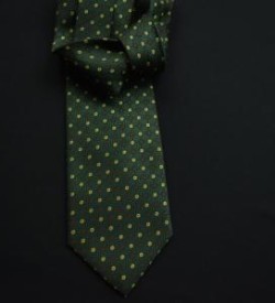 Green with Yellow/Red Tie