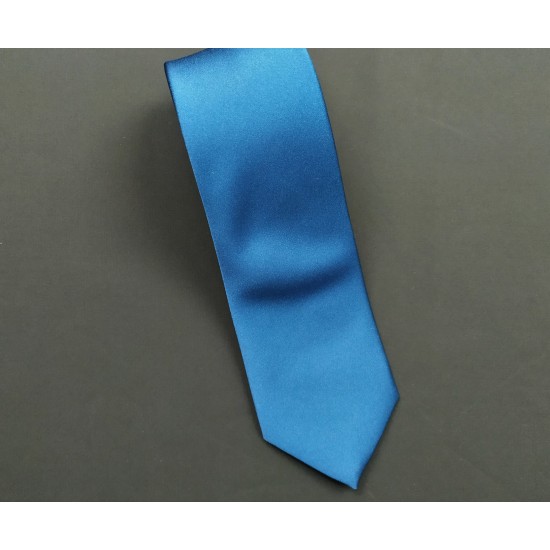 Satin Turquoise Tie