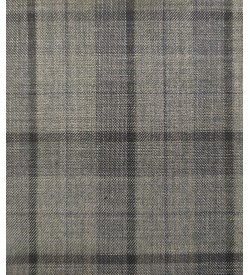 180's Wool & Cashmere - Medium Grey Check