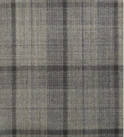 180's Wool & Cashmere - Medium Grey Check