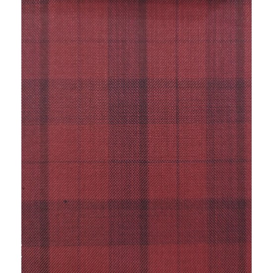 180's Wool & Cashmere - Red Check