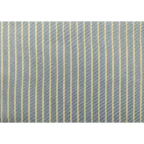 100% Cotton - Blue Stripe