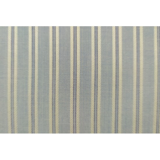 100% Cotton - Light Blue Stripe