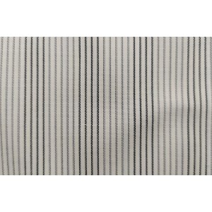 100% Cotton - Grey Stripe