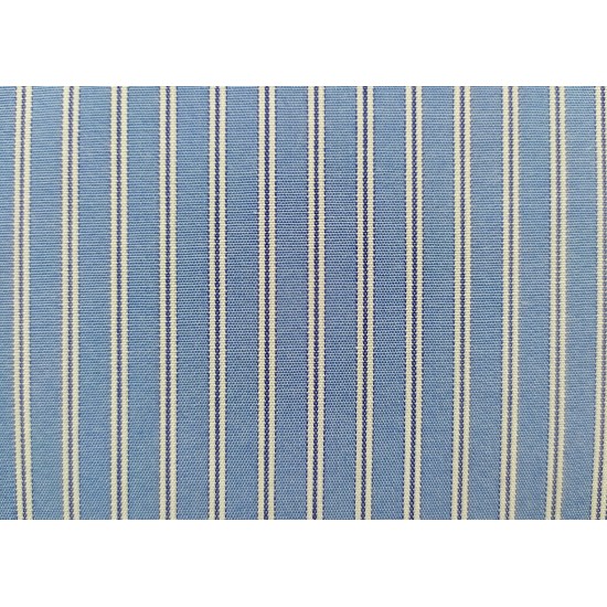 100% Cotton - Blue Stripe