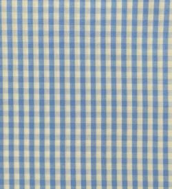 100% Cotton - Light Blue Gingham