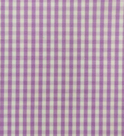 100% Cotton - Purple Gingham