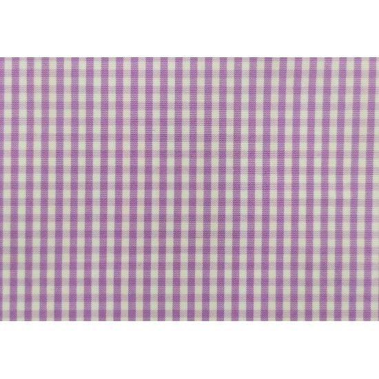 100% Cotton - Purple Gingham