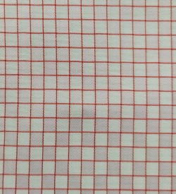 100% Cotton - Pink Grid Check