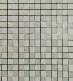 100% Cotton - Green Grid Check