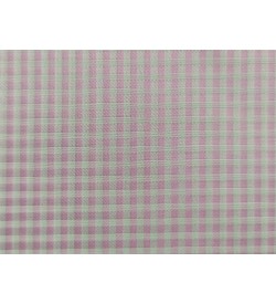 100% Cotton - Pink Check