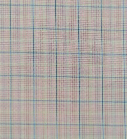 100% Cotton - Pink w/Blue Check