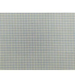 100% Cotton - Light Blue Check