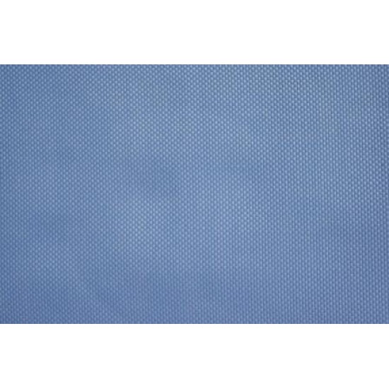 100% Cotton "Basket Weave" - Medium Blue