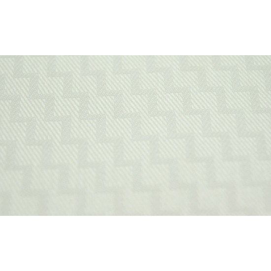 100% Cotton Self Patterned - White 