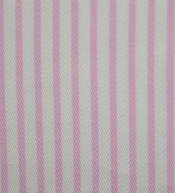 100% Cotton Stripe - Light Pink