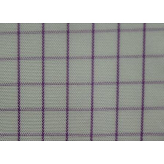 100% Cotton Check - Purple