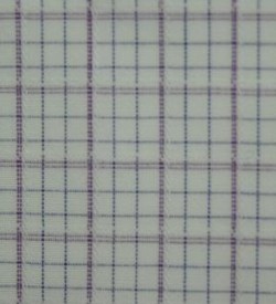 100% Cotton Check - Purple/Blue