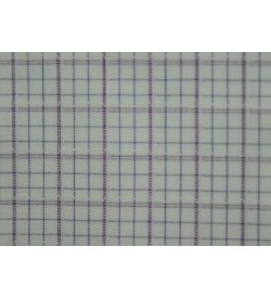 100% Cotton Check - Purple/Blue