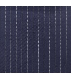 150's Wool & Cashmere - Navy Pinstripe