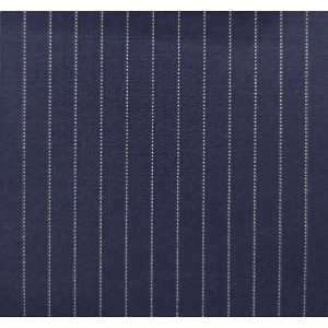 150's Wool & Cashmere - Navy Pinstripe